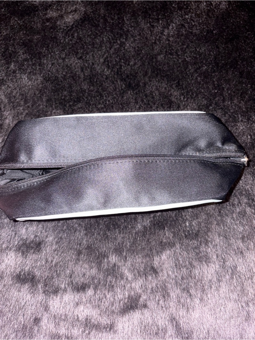 PRADA Mint and Black Two-Tone Makeup Pouch - Picture 3 of 5
